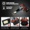 9005 9006 LED Headlights Kit Combo Bulbs 8000K High Low Beam Super White Bright 300 Brighter Plug 2