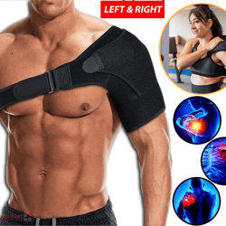shoulder support brace with compression sleeve for torn rotator cuff, frozen shoulder & ac joint pain, for men & women