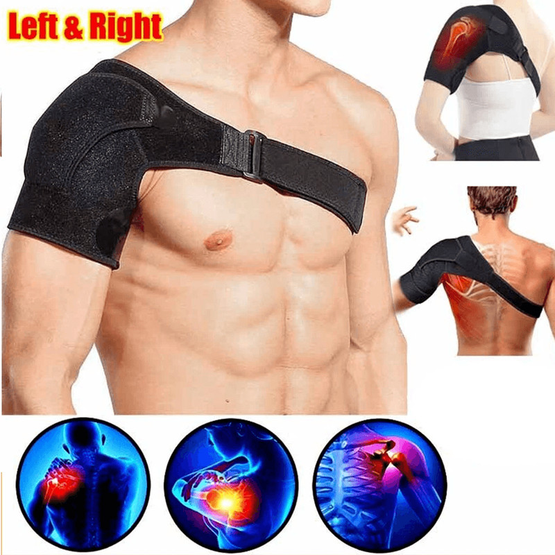 Shoulder Support Brace With Compression Sleeve For Torn Rotator Cuff Frozen Shoulder AC Joint Pain 1