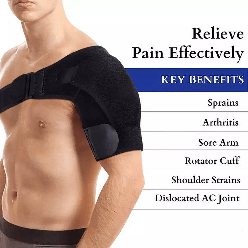 Shoulder Support Brace With Compression Sleeve For Torn Rotator Cuff Frozen Shoulder AC Joint Pain 3
