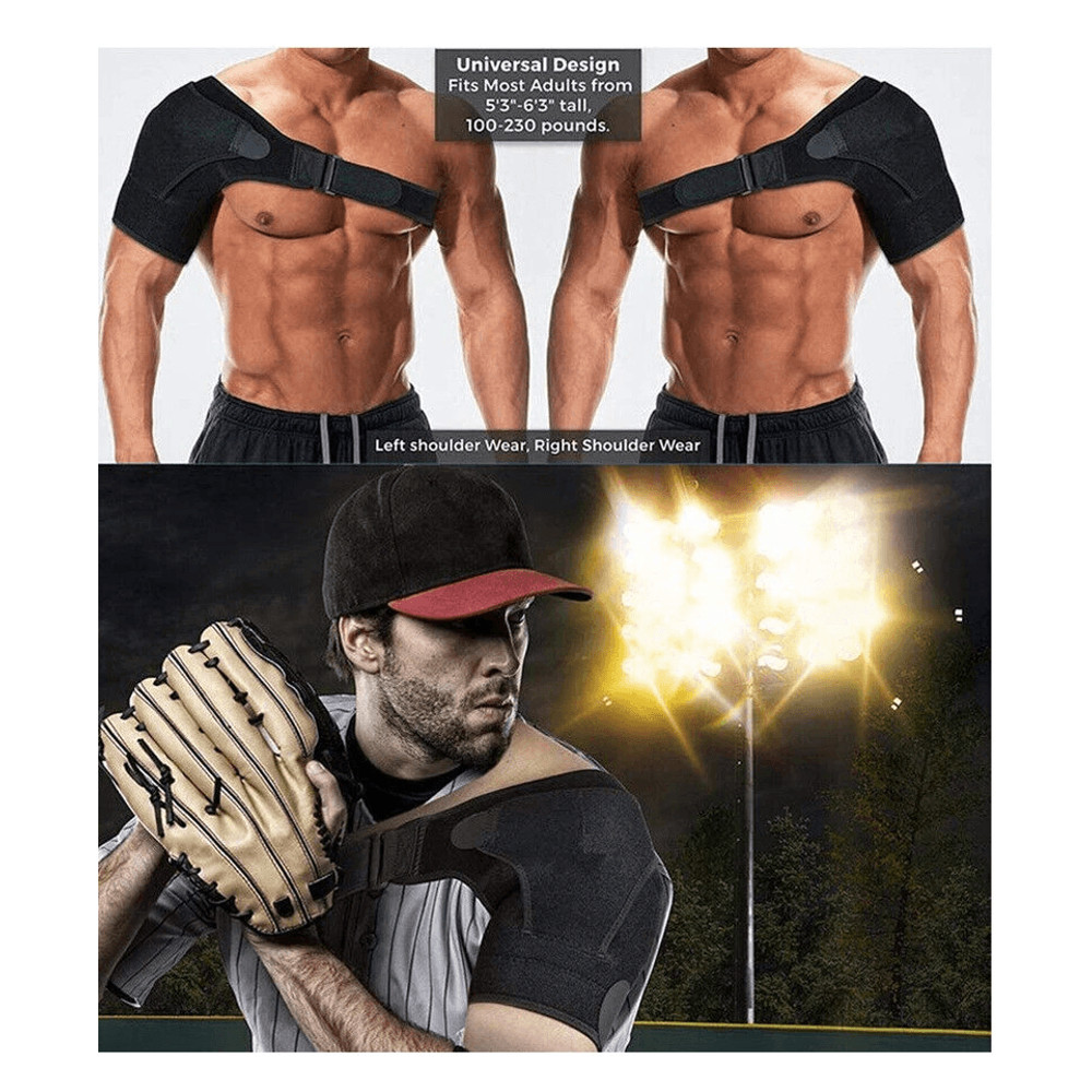 Shoulder Support Brace With Compression Sleeve For Torn Rotator Cuff Frozen Shoulder AC Joint Pain 11