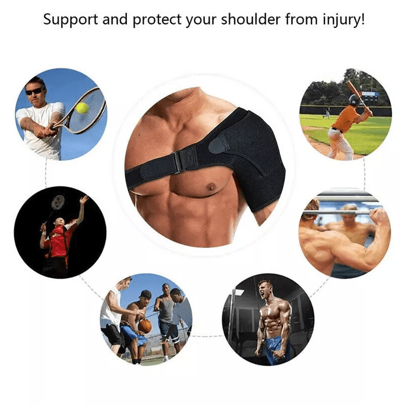Shoulder Support Brace With Compression Sleeve For Torn Rotator Cuff Frozen Shoulder AC Joint Pain 15