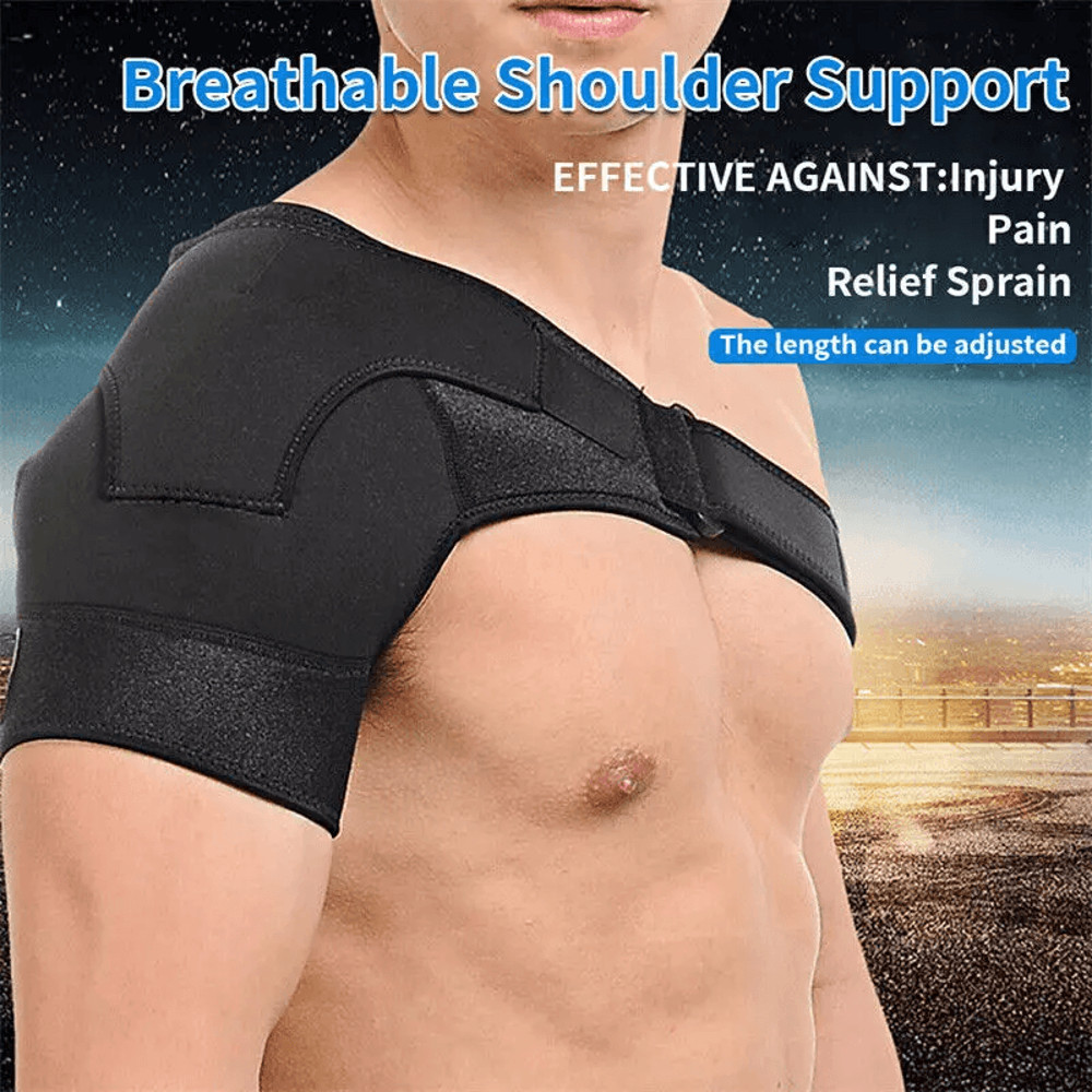 Shoulder Support Brace With Compression Sleeve For Torn Rotator Cuff Frozen Shoulder AC Joint Pain 14