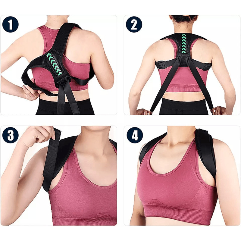 Back Support Posture Corrector Brace With Adjustable Shoulder Strap Relieves Back Pain And Improves 5