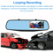 HD Rearview Mirror Car DVR Dual Dash Cam Camera Front And Rear Video Recorder With Backup Cam Park 5