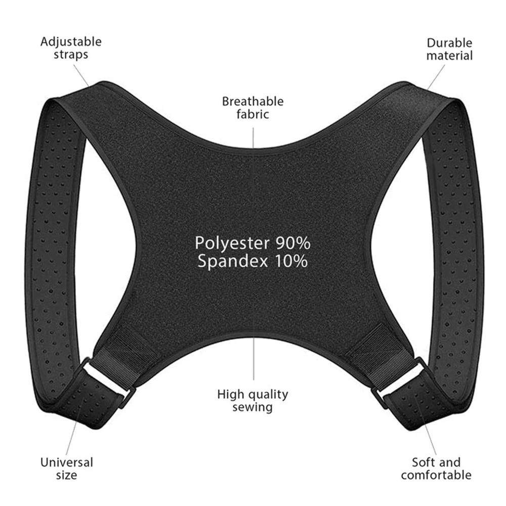 Orthopedic Adjustable Posture Corrector Back And Shoulder Support Brace Belt For Men Women Spine A 14