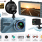 Touch Screen Dash Cam With Front And Rear Camera HD Dual Lens Car DVR Recorder Loop Recording GSens 0
