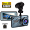 Touch Screen Dash Cam With Front And Rear Camera HD Dual Lens Car DVR Recorder Loop Recording GSens 17
