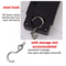 Digital Hanging Luggage Scale Portable LCD Electronic Travel Scale With Rotating Hook Backlight Hi 4