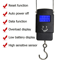 Digital Hanging Luggage Scale Portable LCD Electronic Travel Scale With Rotating Hook Backlight Hi 8