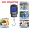 Digital Hanging Luggage Scale Portable LCD Electronic Travel Scale With Rotating Hook Backlight Hi 1