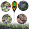 Professional LCD Digital Soil Tester PH Water Moisture Temperature Sunlight Sensor Ideal For Garden 6