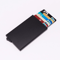 Mens RFID Blocking Slim Carbon Fiber Wallet With Money Clip Stainless Steel Credit Card Holder 1
