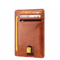 Mens Leather Slim Wallet RFID Blocking Credit Card Holder With ID Window Money Pocket 7