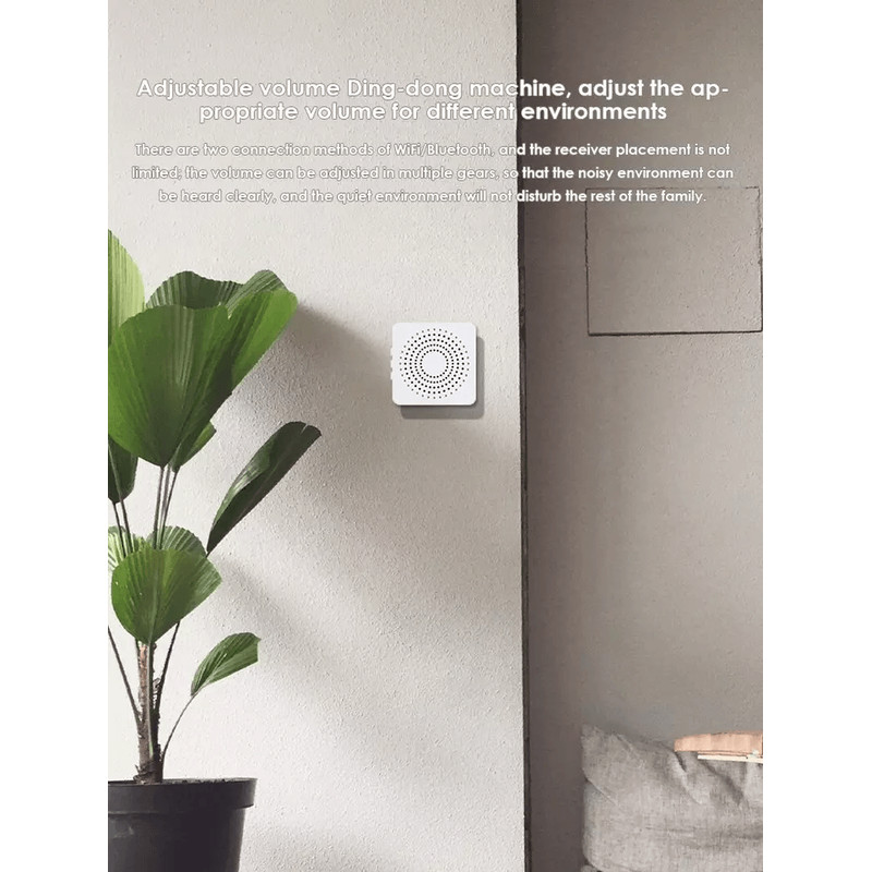 Wireless Security Smart WiFi Doorbell With Intercom Video Camera 2Way Audio Chime Door Ring Bell F