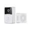 Wireless Security Smart WiFi Doorbell With Intercom Video Camera 2Way Audio Chime Door Ring Bell F