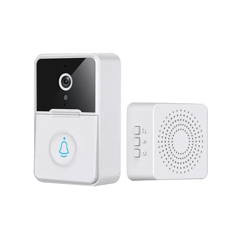 Wireless Security Smart WiFi Doorbell With Intercom Video Camera 2Way Audio Chime Door Ring Bell F