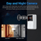 Wireless Security Smart WiFi Doorbell With Intercom Video Camera 2Way Audio Chime Door Ring Bell F