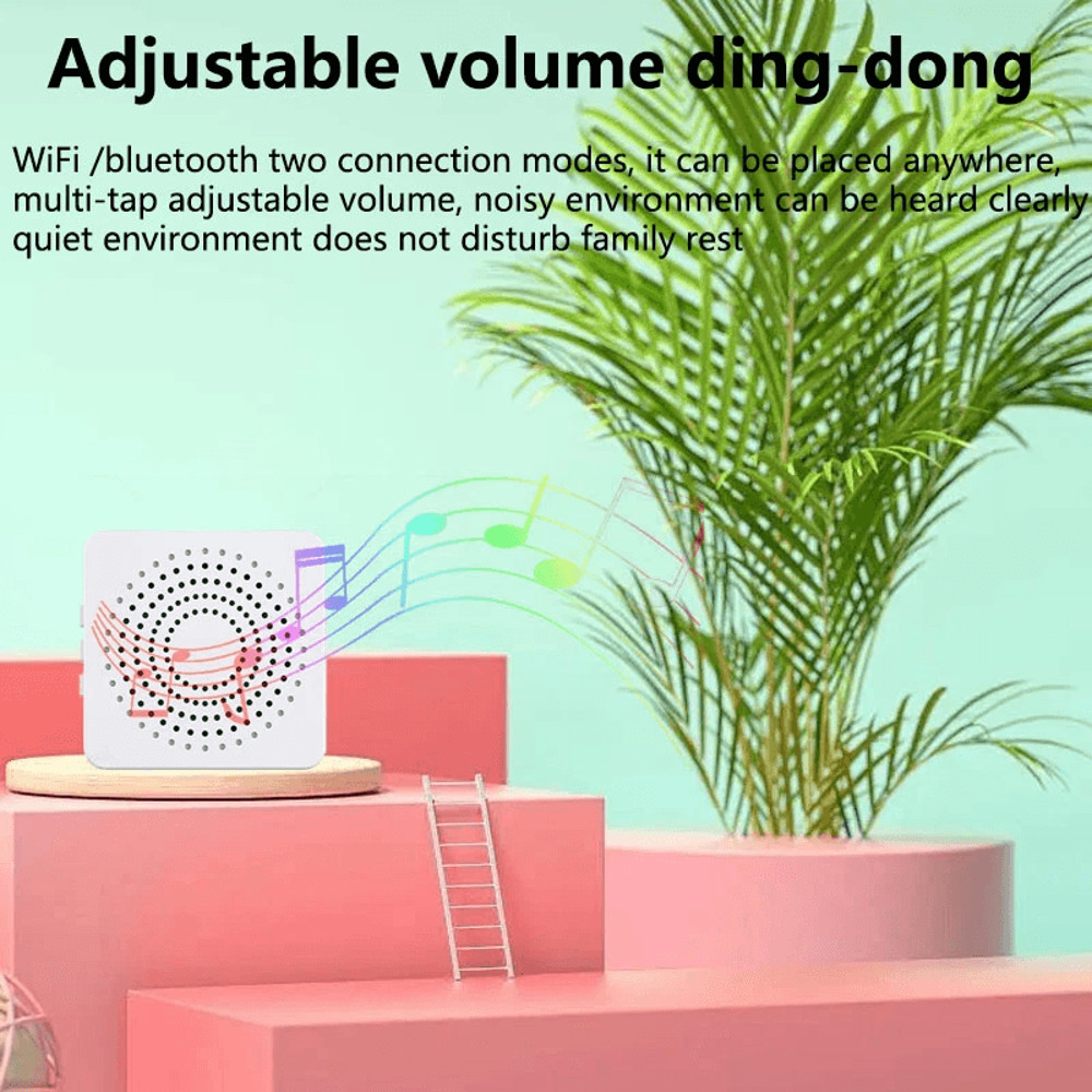 Wireless Security Smart WiFi Doorbell With Intercom Video Camera 2Way Audio Chime Door Ring Bell F