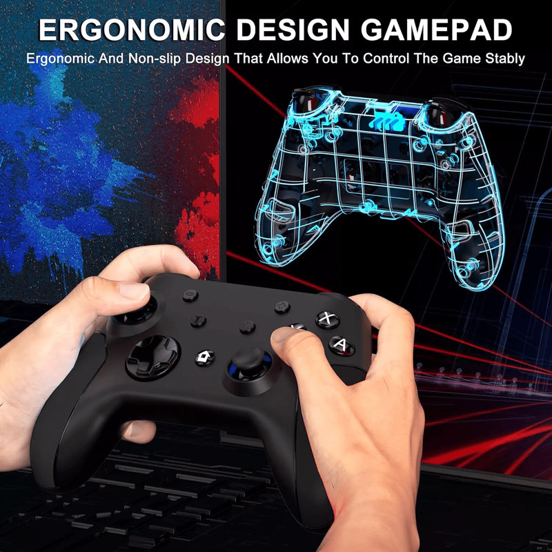 Pro Wireless Game Controller Gamepad Joystick Remote For Nintendo Switch Switch Lite With Turbo Dua 3