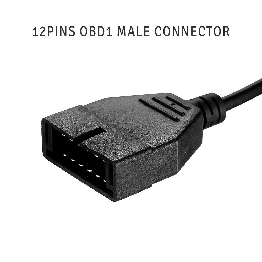 12 Pin OBD1 To 16 Pin OBD2 Adapter Cable For GM Vehicles  Diagnostic Scanner Convertor US Plug  Pla 6
