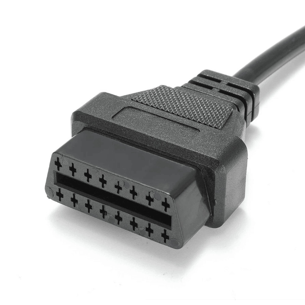 12 Pin OBD1 To 16 Pin OBD2 Adapter Cable For GM Vehicles  Diagnostic Scanner Convertor US Plug  Pla 2