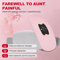 Electric Heating Menstrual Vibration Pad Belt For Period Pain Relief Cramps Adjustable Wireless Hea 2