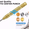 Automatic Center Punch Tool Adjustable Spring Loaded Super Strong Metal Drill Marker For Precision 0