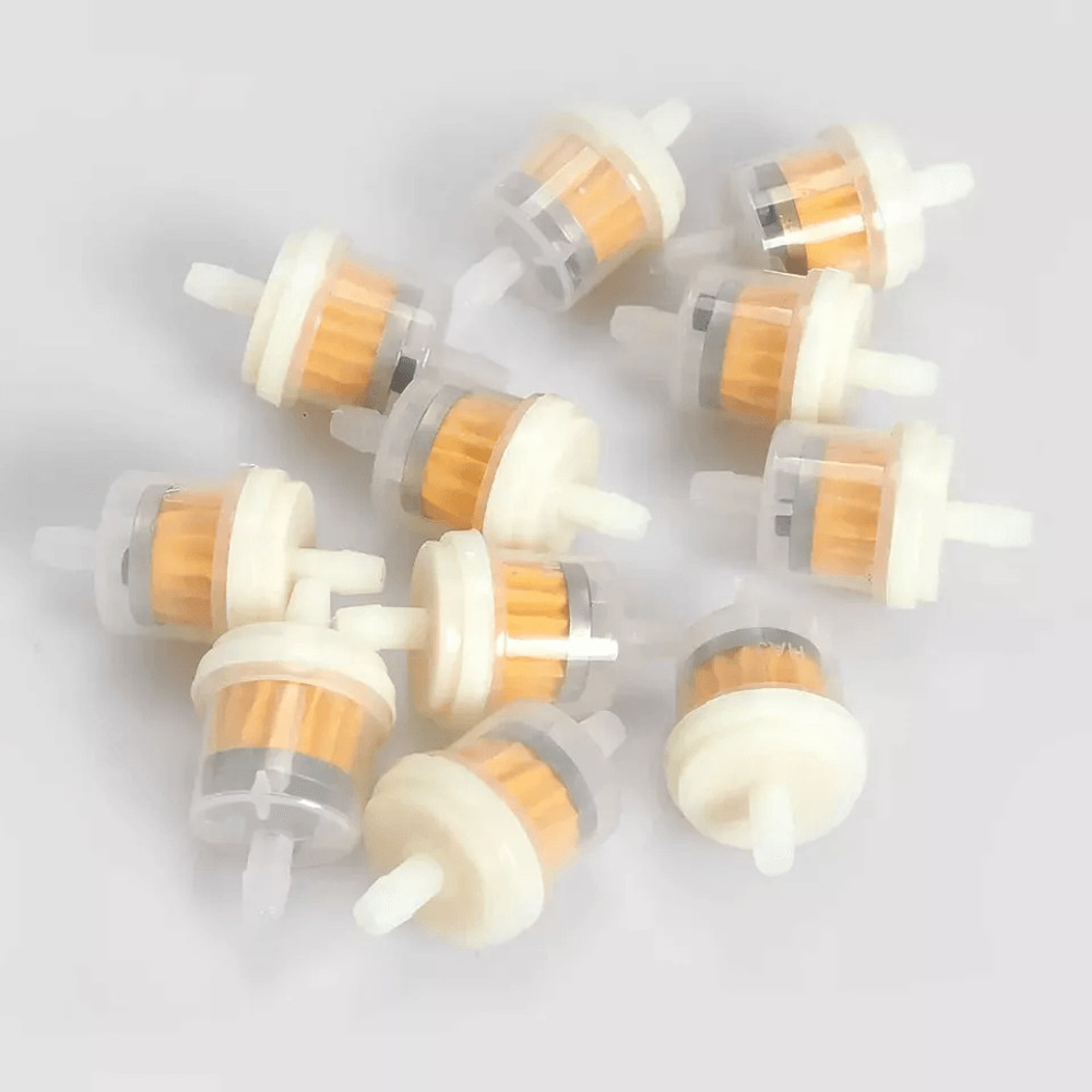 Universal Motor Inline Gas Oil Fuel Filter 5 Pack For Small Engine Fuel Line Hose Fits Mowers Go Ka 7
