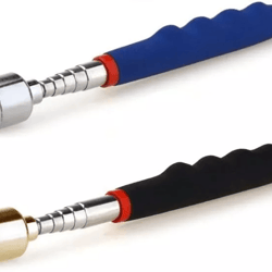 2 magnet pick up tool telescoping metal magnetic sticks extendable rod with pull strength for screws, bolts, garage car