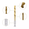 Titanium Coated HSS Twist Drill Bit Set With Quick Release Hex Shank Precision Metal Drilling Kit F 9