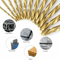 Titanium Coated HSS Twist Drill Bit Set With Quick Release Hex Shank Precision Metal Drilling Kit F 1