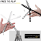 Balisong Butterfly Trainer Knife Practice Tool Safe Metal Black Silver Flip Knife For Beginners Gi