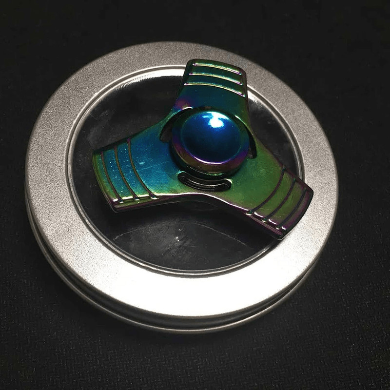 Hand Fidget Spinner Ball Rainbow EDC Desk Toy For ADHD Focus Stress Relief 3