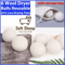 Wool Dryer Balls XL Organic Wool Natural Laundry Fabric Softener Reusable Hypoallergenic ChemicalF 0