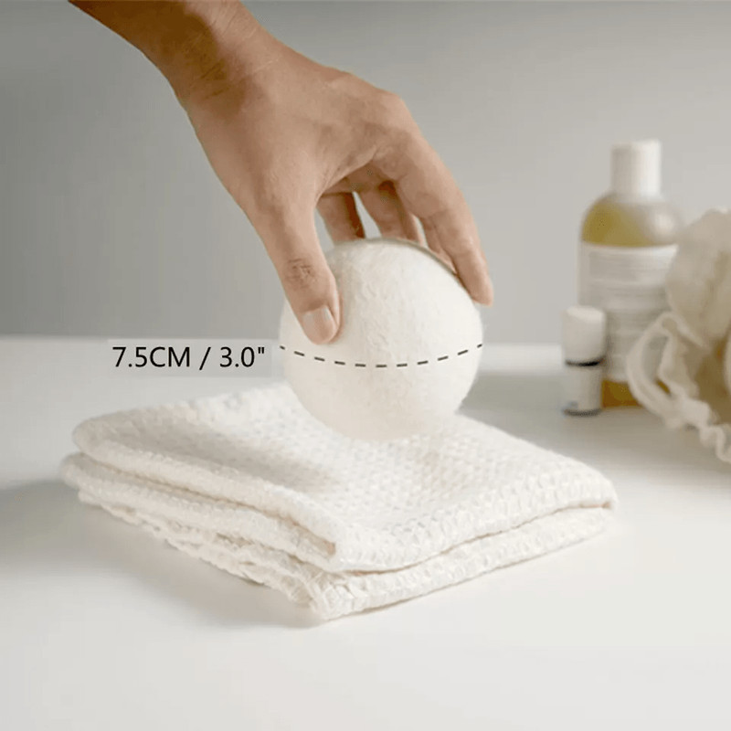 Wool Dryer Balls XL Organic Wool Natural Laundry Fabric Softener Reusable Hypoallergenic ChemicalF 11