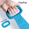 Silicone Bath Towel Back Brush Scrubber DualSided Exfoliating Body Wash Tool 3