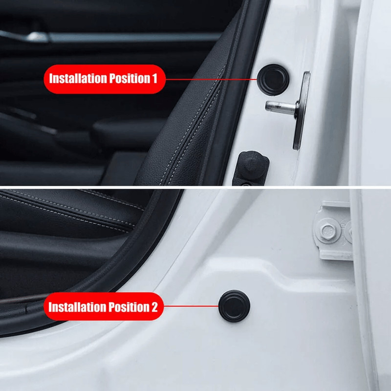 Universal Car Door AntiShock Absorbing Silicone Pad Auto Sound Dampening SilentGasket For Cars SUVs 3
