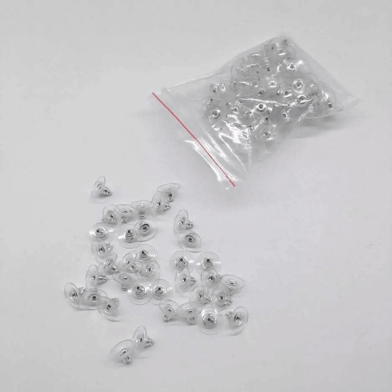 Earring Backs Posts Silver Backings Stopper Ear Ring Jewelry Nut 0
