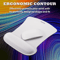 Ergonomic Mouse Pad Wrist Rest Memory Foam Support Comfort For PC Laptop Computer White NonSlip Mou 5