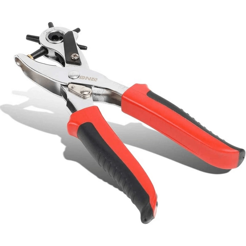 Leather Hole Punch Hand Pliers Heavy Duty Tool For Belts DIY Projects 0