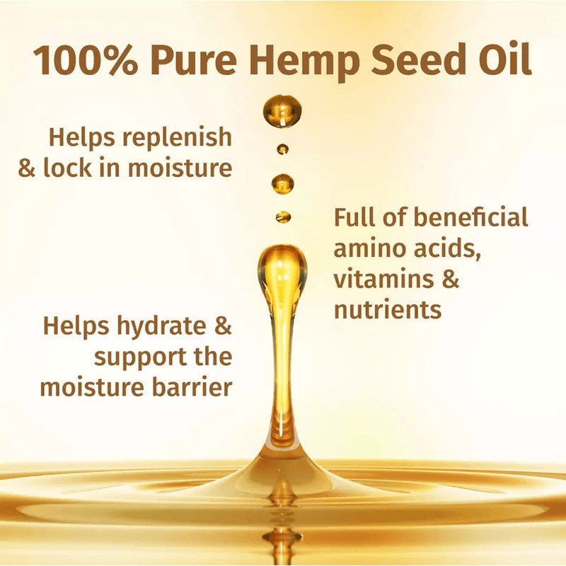 Organic Hemp Oil ColdPressed Pure Unrefined Virgin Hemp Seed Oil For Stress Pain Sleep Food Grade 5