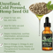 Organic Hemp Oil ColdPressed Pure Unrefined Virgin Hemp Seed Oil For Stress Pain Sleep Food Grade 1