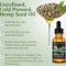 Organic Hemp Oil ColdPressed Pure Unrefined Virgin Hemp Seed Oil For Stress Pain Sleep Food Grade 1