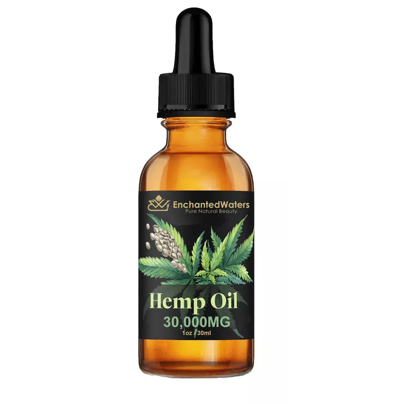 Organic Hemp Oil ColdPressed Pure Unrefined Virgin Hemp Seed Oil For Stress Pain Sleep Food Grade 8