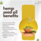 Organic Hemp Oil ColdPressed Pure Unrefined Virgin Hemp Seed Oil For Stress Pain Sleep Food Grade 3