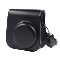 black case bag cover for fujifilm instax mini 11 instant camera with strap, travel & gift ready