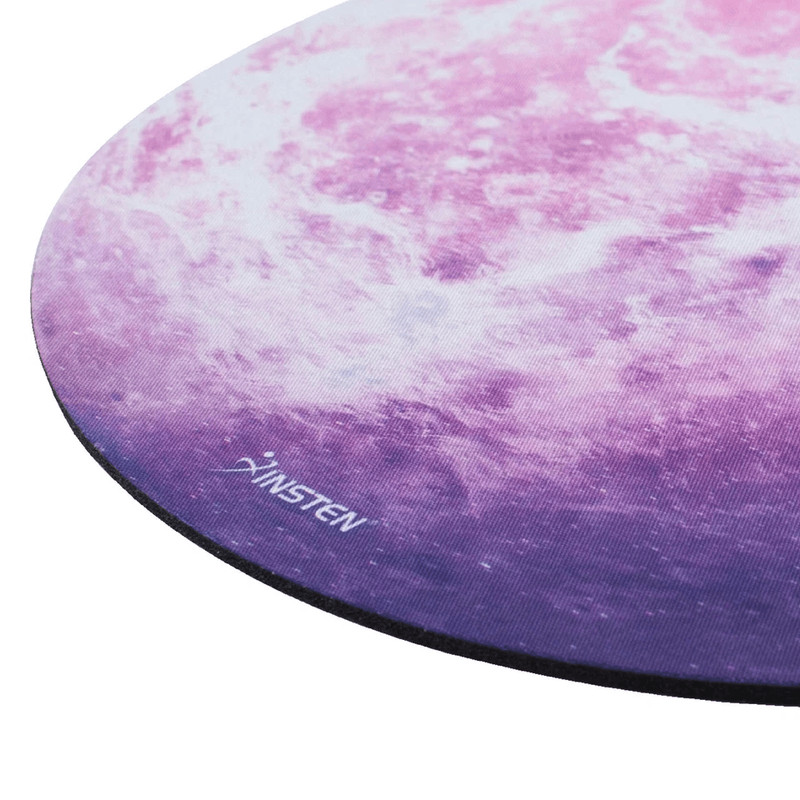Round Galaxy Mouse Pad NonSlip Purple Venus Design For Gaming Office 2