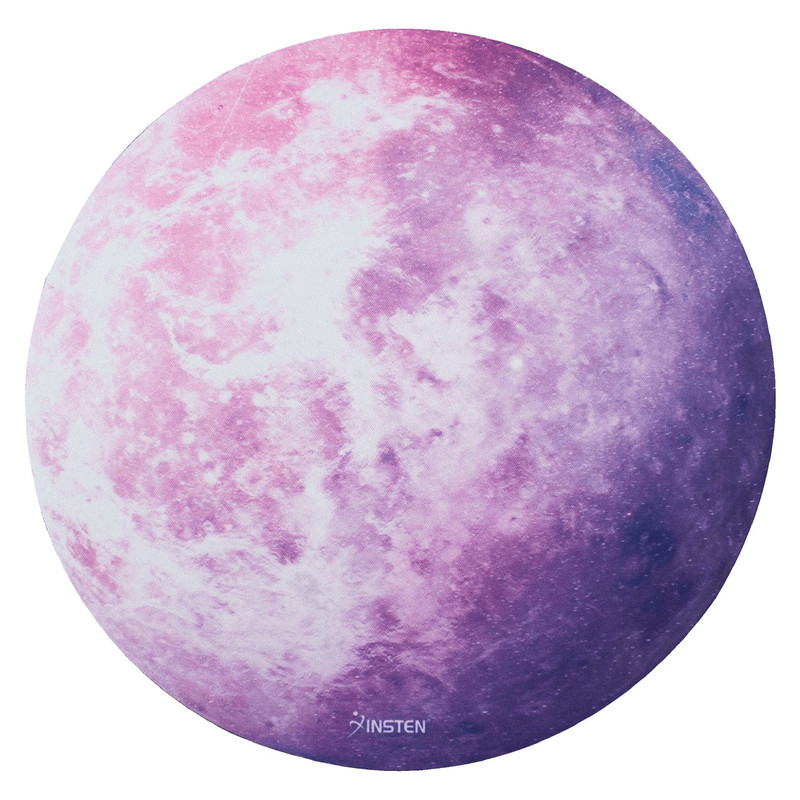Round Galaxy Mouse Pad NonSlip Purple Venus Design For Gaming Office 1