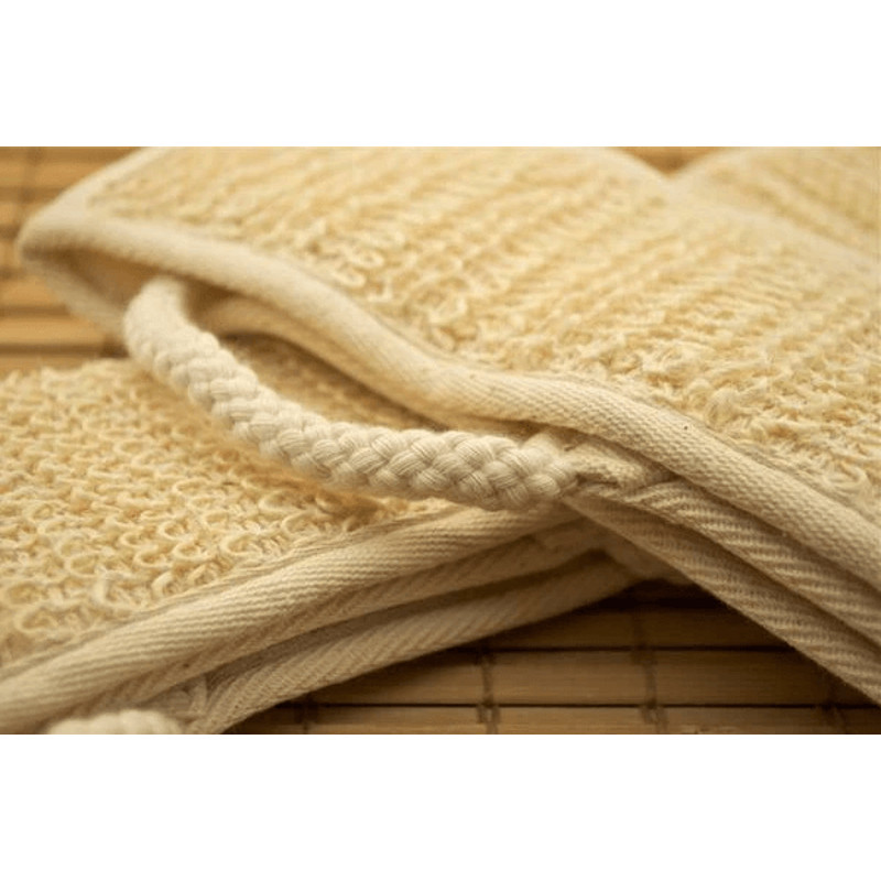 Soft Natural Sisal Fiber Back Strap Exfoliator Scrubber Spa Body Skin Brush For Deep Cleansing Gen 4